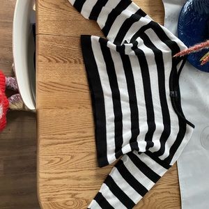 Chandail manches longues croptop